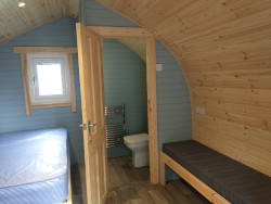 Inside of Glamping Deluxe Pod Inside of Glamping Deluxe Pod