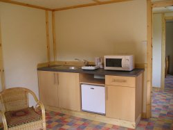 Rustic cabin kitchen area Rustic cabin kitchen area